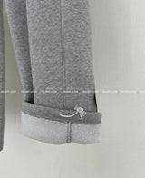 [UNISEX]ハートストリングワイドジョガーパンツ