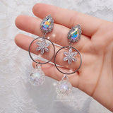 アイシーブルームピアス / Icy Bloom Piercing - Rainbow (Han Hyojoo Piercing)