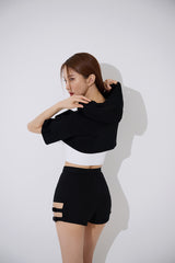 バックルフードボレロ/TOP(9365) Buckle Hooded Bolero
