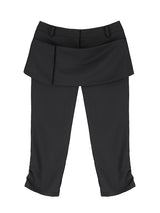 WRAP CAPRI PANTS (BLACK)