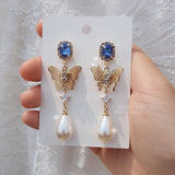 バタフライクイーンピアス / Blue Butterfly Queen Piercing