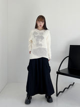 ロペマップニット/Rope Map Knit (2color)