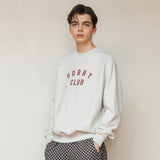ホビークラブラグランスウェットシャツ/HOBBYCLUB RAGLAN SWEATSHIRT_OATMEAL