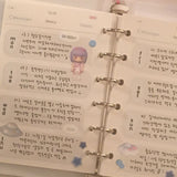 パステルデイリーステッカーセット/Pastel Diary Sticker Set