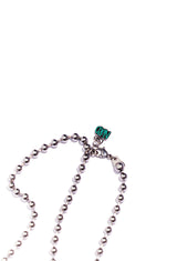 オパールサークルパールデイジーネックレス / OPAL CiRCLE PEARL DAiSY NECKLACE #101