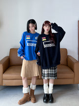 スポーティラインスウェットシャツ/Sporty Line Sweatshirt (2color)