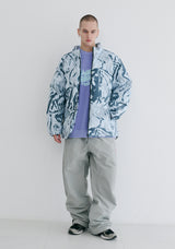 トラックパンツ / BSR2223FWPT035 WD BSRBT TRACK PANTS GRAY
