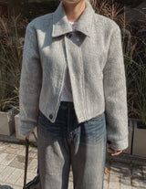 モヘアベリークロップジャケット