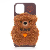 SUN CASE PATCH FLEECE BEAR MAPLE BROWN (6535225213046)