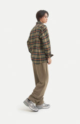レトロカントリーサイドチェックシャツ/Retro Countryside Check Shirt S108 Orange
