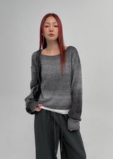 [MADE] Yant Gradient Boat Neck Knit