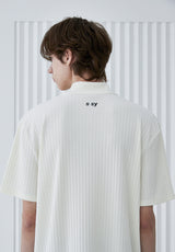 RIB MOCK NECK HALF T-SHIRT IVORY (6566873890934)