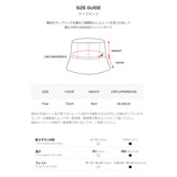 VA Square Padding Bucket Hat / Navy