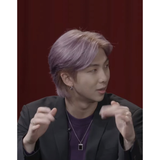 < BTS RM Wear > GEM STONE V NECKLACE (6690658320502)