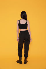 ロングチョーカークロップトップ(キャップ付き) / TOP(7811) Long Choker Crop Top (With Cap)