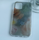 エモーショナルフラワーシルエットフォーンハードケース / Emotional flower silhouette phone hard case