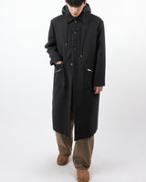 ウールセンスインナーフードコート/wool sense inner hood coat 2color
