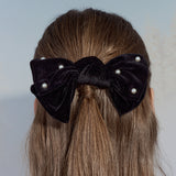 venus ribbon pearl hairpin