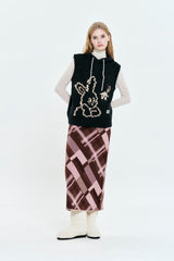 WITTY BUNNY NOMAD HOODIE VEST [NAVY]