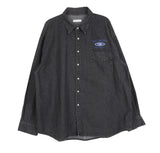No.0366 H エンブロオーバーデニムシャツ