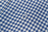ギンガムチェックシャツS101/Gingham Check shirt S101 Blue
