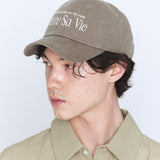 VIVRE SA VIE BALL CAP BROWN (6563459104886)