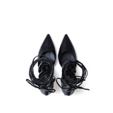 Strap Stiletto Heel(Black)