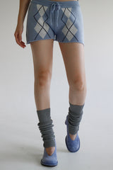 アーガイルニットショートパンツ / Argyle Knit Short Pants (3color)