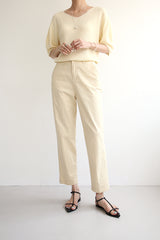 モニカジーンズ / MONIKA JEANS / SPAN BAGGY PANTS