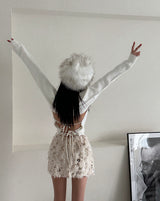 Block Soft Backless Sleeveless
