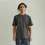 ホープレターリングTシャツ/HOPE LETTERING T-SHIRT (CHARCOAL)