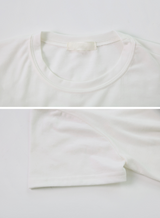 コットンクロップ半袖Tシャツ (6color)