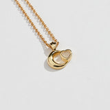 ハートクレセントネックレス/HEART CRESCENT NECKLACE