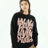 ロゴタイポグラフィーニット / Logo typography knit