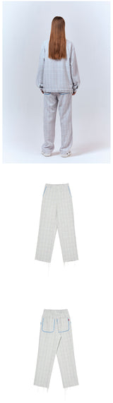 リバティーツイードパンツ/LIBERTY TWEED PANTS [BLUE]