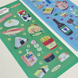 yum yumフレンドステッカー/yum yum friends sticker