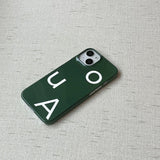 エモーションアイフォンケース/emotion case (olive)
