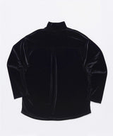 "PRE-ORDER 7/15~" DROP-SHOULDER VELVET TURTLE-NECK TEE / [プレオーダー7月15日〜] ドロップショルダーベルベットタートルネックTシャツ (4578690203766)