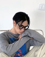 No.8629 horn-rimmed glasses