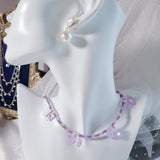 Butterfly beads necklace