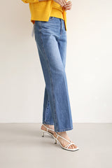 ストレートワイドデニムパンツ / TRENDY JEANS / STRAIGHT WIDE DENIM PANTS