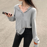 [Bellide made] Chalang snap ribbed T-shirt