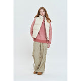 CHERRY TEXTURE LOOSE FIT KNIT [PINK]