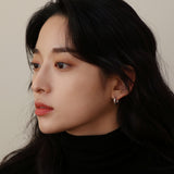 シルバーボールドピアス(ワンタッチ)/SILVER BOLD EARRING (one-touch) (silver)