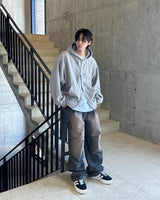 Fake cargo denim pants