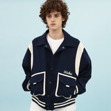 Double pocket varsity jacket (6686417977462)