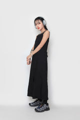 ロングスリットスリーブレスドレス / long slit sleeveless dress