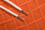 ストライプリブニットフーディ / STRIPE RIB KNIT HOODIE_OATMEAL