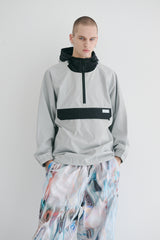 コージーフーデッドアノラックジャケット/BSR2223FWJK084 COZY HOODED ANORAK JACKET GRAY