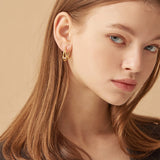 GOLD BEAM EARRING (6597731287158)